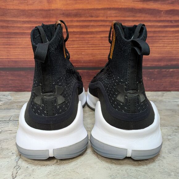 Under Armour Curry 4 Men\'s 10.5 More Dimes Black Basketball Shoes 1298306-001 main image 8